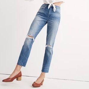 Madewell High-Rise Slim Crop Boyjean